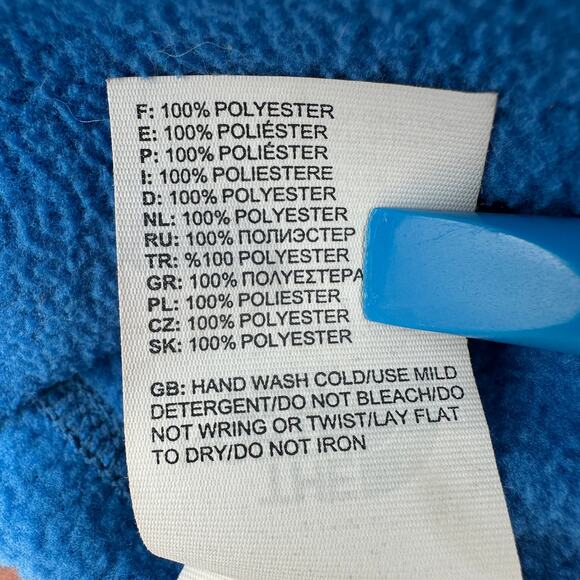 North Face Beanie Youth Medium Blue Fleece Lined Winter Hat Ski Gorpcore EUC - Picture 6 of 10